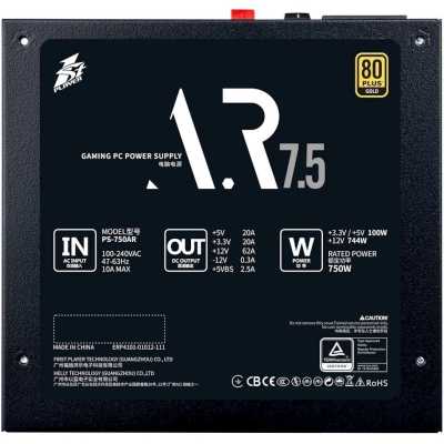 блок питания 1STPLAYER AR 750W PS-750AR Черный