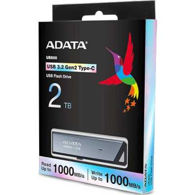флешка A-Data 2TB Elite UE800 Grey Серый