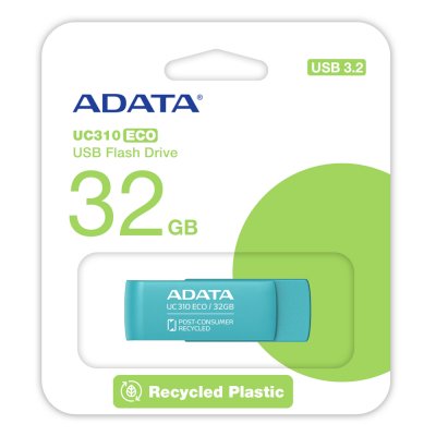 флешка A-Data 32GB UC310 Green Зеленый