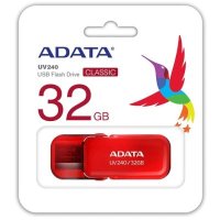 флешка A-Data 32GB UV240 Red Красный