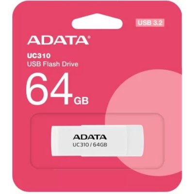 флешка A-Data 64GB UC310 White Белый