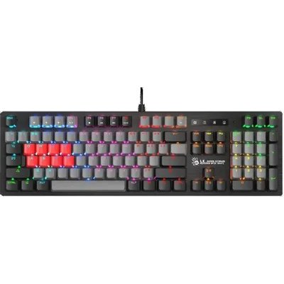 клавиатура A4Tech Bloody B820R Dual Color Черный-серый