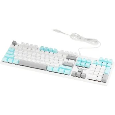 клавиатура A4Tech Bloody S510R Icy White Белый-голубой