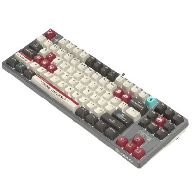 клавиатура A4Tech Bloody S87 Pixels Red Серый-белый