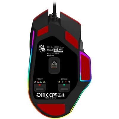 мышь A4Tech Bloody W95 Max Sports Red Красный-черный