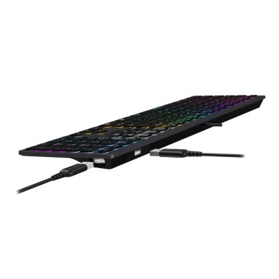 клавиатура A4Tech Fstyler FX60H Grey Neon Черный-серый
