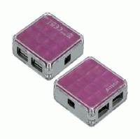 разветвитель USB A4Tech HUB-56-2 розовый