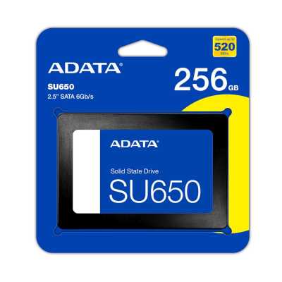 SSD диск ADATA Ultimate SU650 256Gb ASU650SS-256GT-R Черный