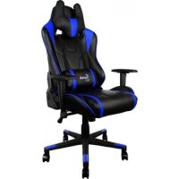 игровое кресло AeroCool AC220-BB белый - синий