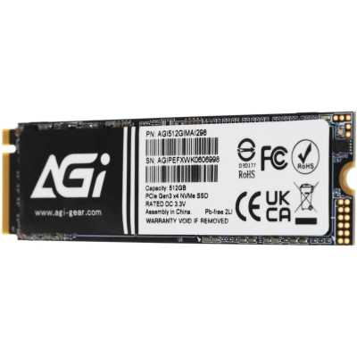 SSD диск AGI AI298 512Gb AGI512GIMAI298-CB Черный