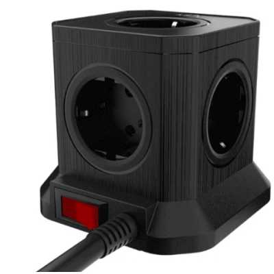 сетевой фильтр AGNI TP-VE4U5E-5m-black черный