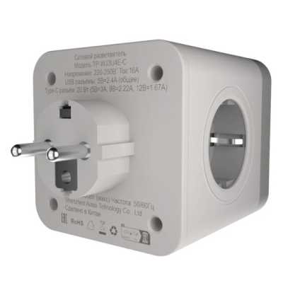 разветвитель AGNI TP-WJ3U4E-C-white белый
