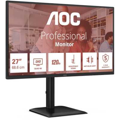 монитор AOC Q27E4CV Черный