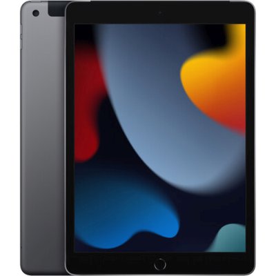 планшет Apple iPad 2021 10.2 Wi-Fi+Cellular 256Gb Space Grey MK693LL/A Серый космос