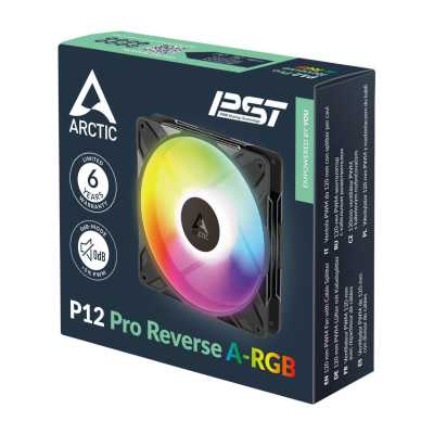 кулер Arctic P12 Pro Reverse A-RGB Black ACFAN00322A Черный