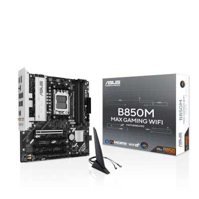 материнская плата ASUS B850M Max Gaming WiFi Черный