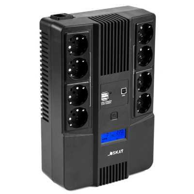 ИБП Бастион SKAT-UPS 1000-AID-IN-1x9-8 Черный