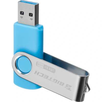 флешка BigTech 64GB UFD026 Серебристый, синий