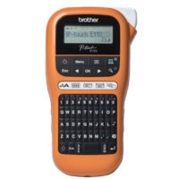 принтер Brother PT-E110VP оранжевый, черный