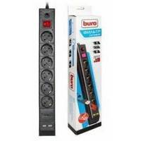 сетевой фильтр Buro BU-SP3_USB_2A-B черный