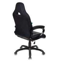игровое кресло Бюрократ CH-827-BL+Black черный