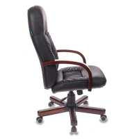 офисное кресло Бюрократ T-9908/WALNUT черный