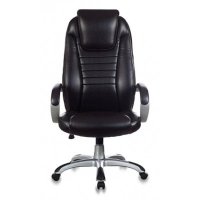 офисное кресло Бюрократ T-9923-BROWN-PU черный