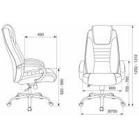 офисное кресло Бюрократ T-9923SL/ECO-BLACK