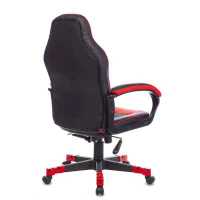 игровое кресло Бюрократ ZOMBIE GAME 17 RED черно-красный