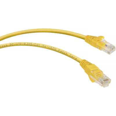 патч-корд Cabeus PC-UTP-RJ45-Cat.5e-5m-YL-LSZH