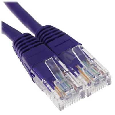 патч-корд Cablexpert PP12-0.5M/V Фиолетовый