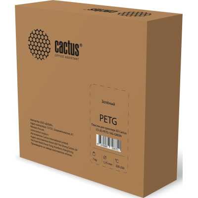пластик для 3D принтера Cactus CS-3D-PETG-1KG-GREEN