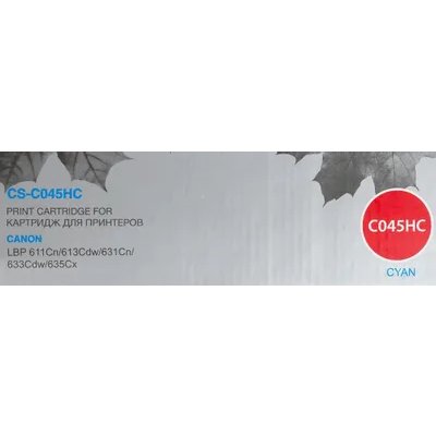 картридж Cactus CS-C045HC голубой