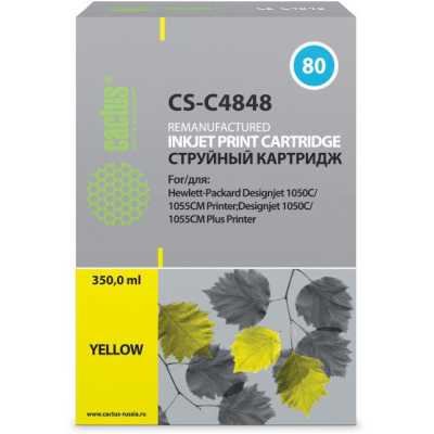 картридж Cactus CS-C4848 желтый