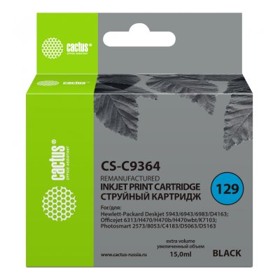 картридж Cactus CS-C9364 черный