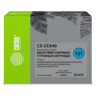 картридж Cactus CS-CC640 черный