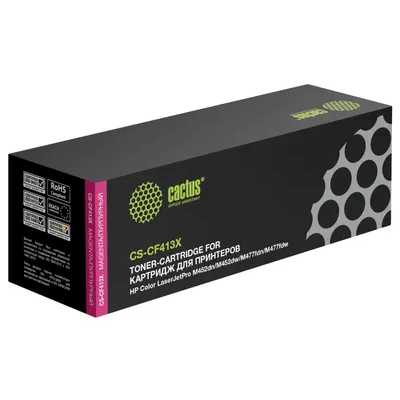 картридж Cactus CS-CF413X пурпурный
