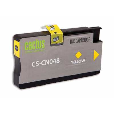 картридж Cactus CS-CN048 желтый