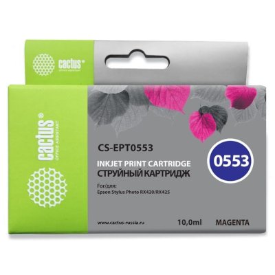 картридж Cactus CS-EPT0553 пурпурный