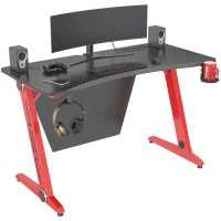 игровой стол Cactus CS-GTX-AL-CARBON-RED