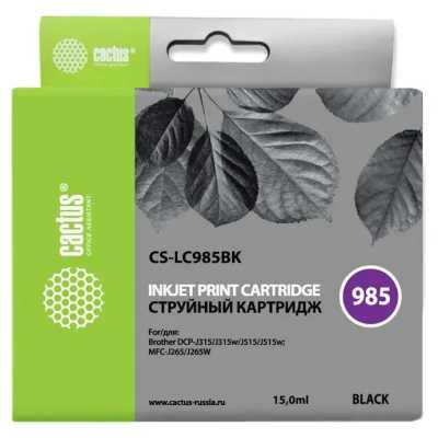 картридж Cactus CS-LC985BK черный
