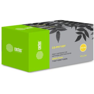 картридж Cactus CS-PH7100Y желтый