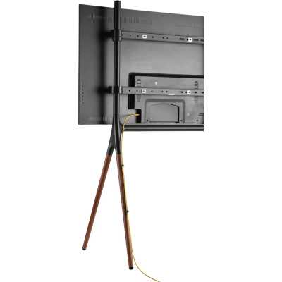 подставка для телевизора Cactus CS-ST1247BKWN черный, орех
