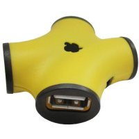 разветвитель USB CBR CH-100 Yellow желтый