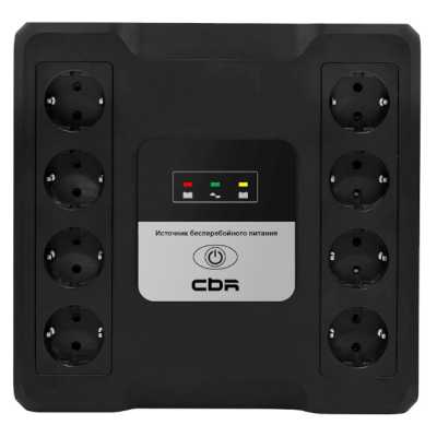 ИБП CBR Crystal CTL-600B-8F-LDK