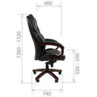 офисное кресло Chairman 406 Black 7027813 черный