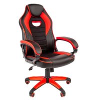 игровое кресло Chairman Game 16 Black-Red 7024557 черно-красный