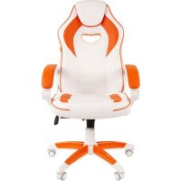 игровое кресло Chairman Game 16 White-Orange белый - оранжевый