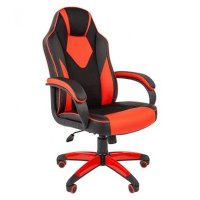 игровое кресло Chairman Game 17 Black-Red 7024560 черно-красный