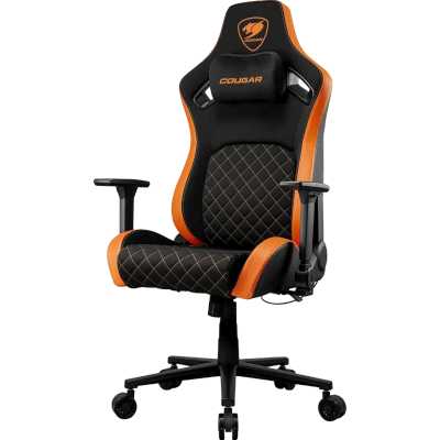 игровое кресло Cougar Defensor Black-Orange черно-оранжевый